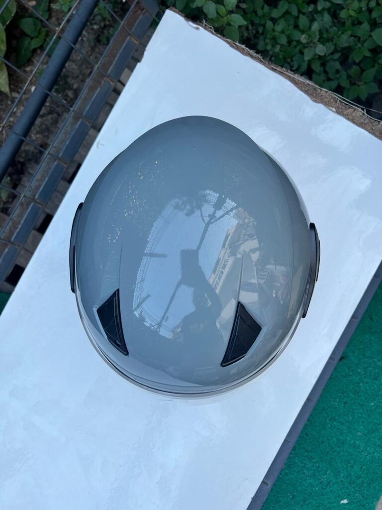 Nardo Gri Şeffaf Vizörlü Açık Motosiklet Kaskı M Beden 57-58 cm - 2