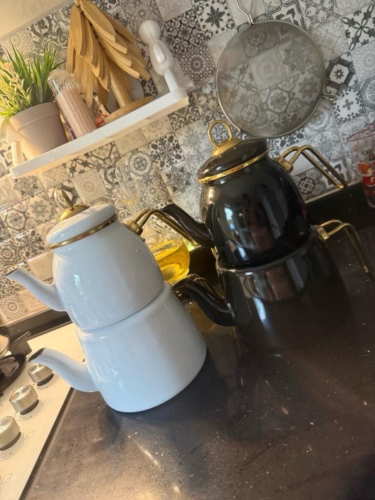 2 adet emaye çaydanlık - 2