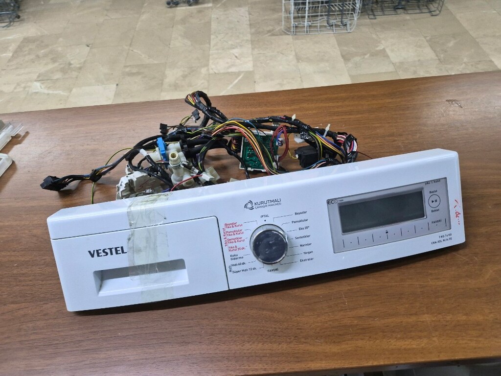Vestel 9/6 KG CKA-XXL 9614 TE 2.el Çıkma Kablo Tesisatı dahil - 11