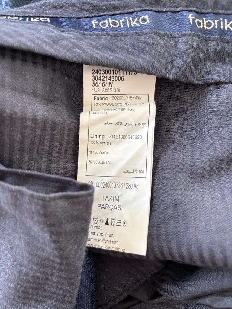Fabrika 56/6 Ntakım elbise - 4
