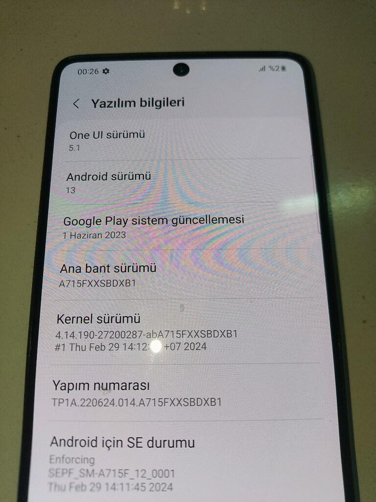 orjinal samsung A71 . 128 gb nfc li - 2