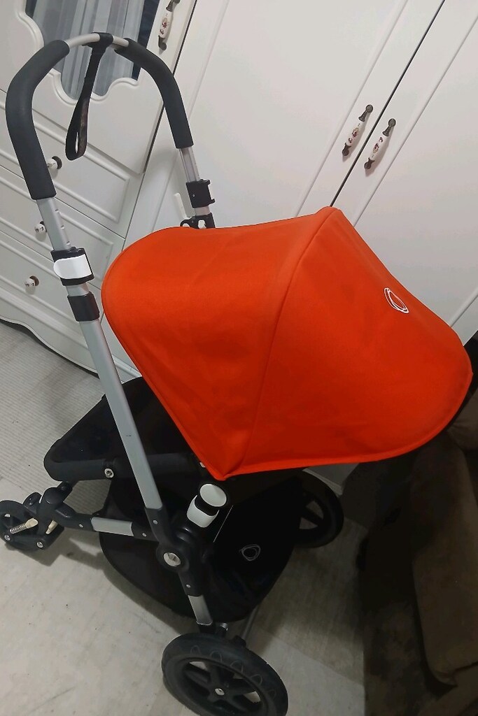 Bugaboo Cameleon 3 Bebek Arabası – Mercan / Kırmızı Tente Temiz - 3