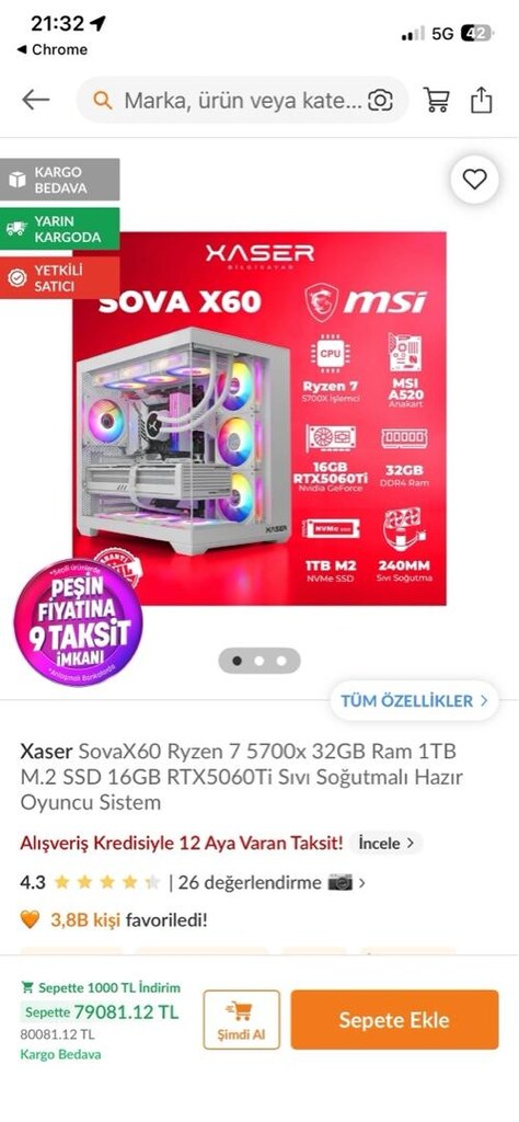 KASA FİYATINA FULL SET - 2