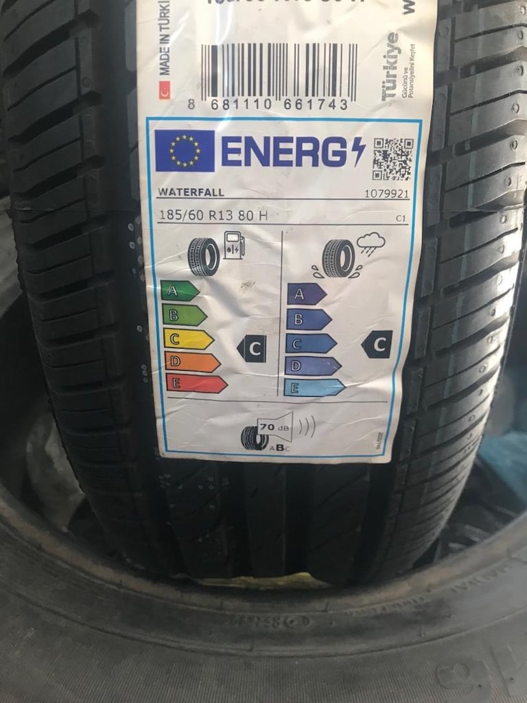 185/60r 13 Ebat Sıfır Yaz Lastiği Yerli Waterfall. - 3