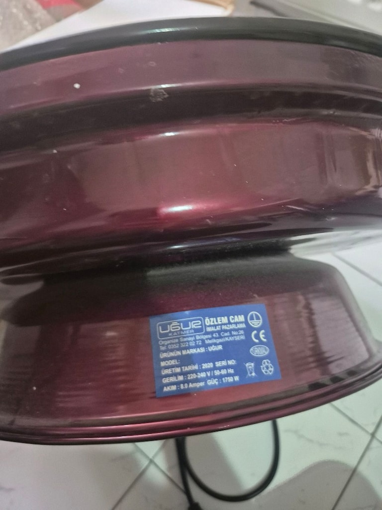 Uğur Termostatlı Elektrikli Katmer ve Gözleme Sacı - 1750W - 3
