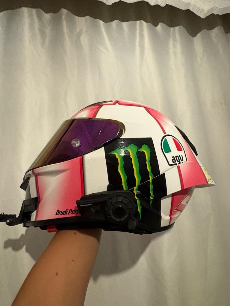 agv pembe kask - 2