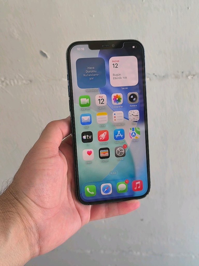 İPHONE 12 PRO MAX 128 TERTEMİZ SIKINTISIZ HERŞEY AKTİF TAKAS OLUR - 2
