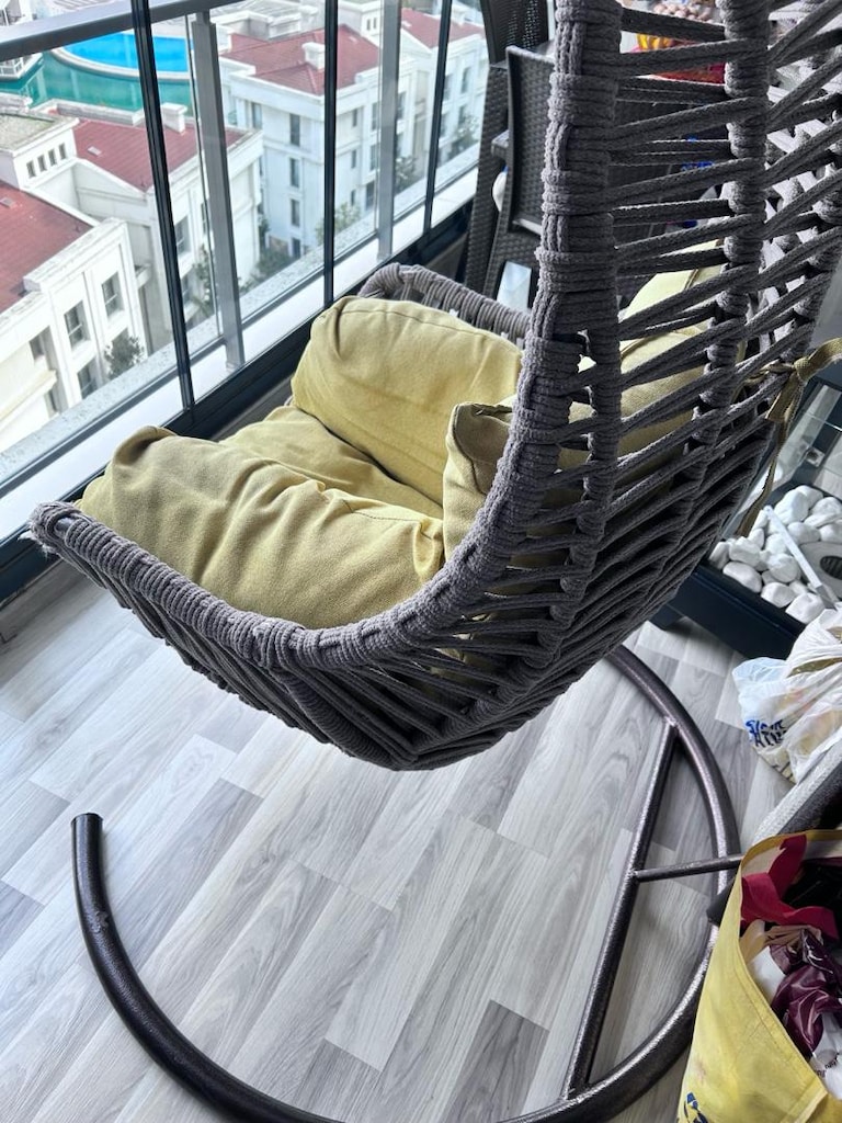 minderli, metal ayaklı bahçe salıncağı - 3