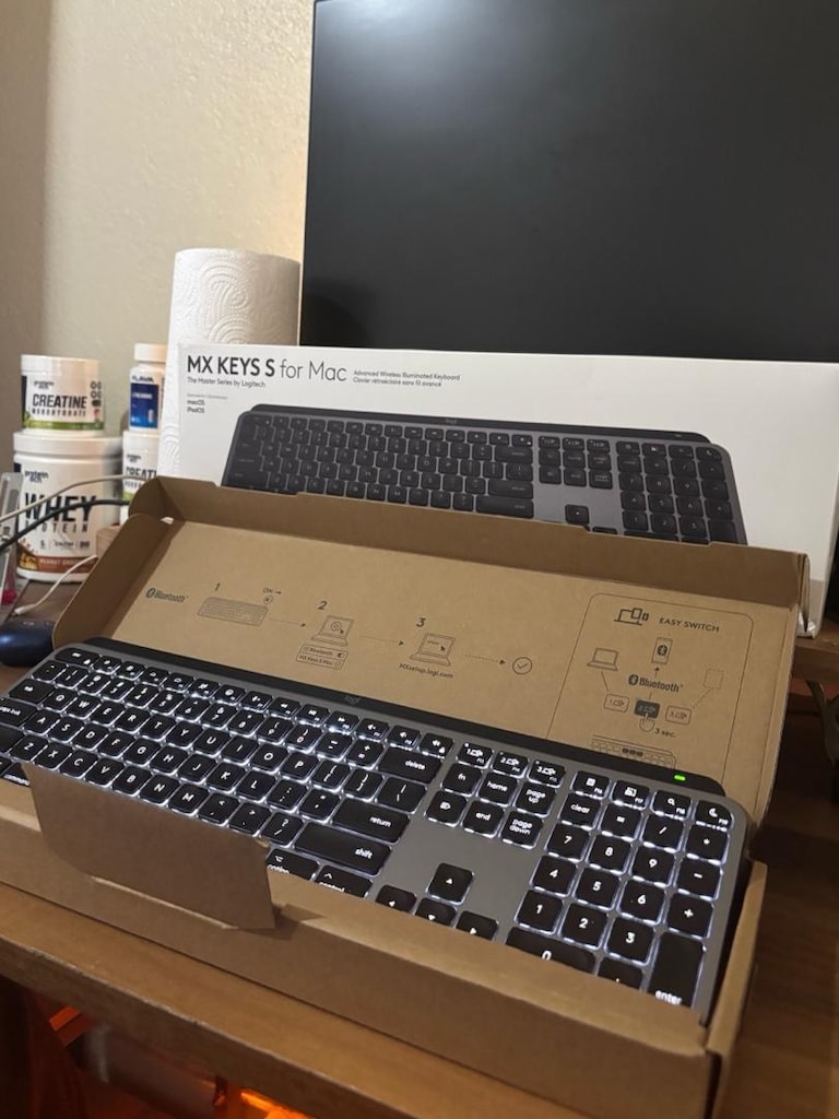 LOGİTECH MX KEYS MAC UYUMLU BLUETOOH KLAVYE - 4