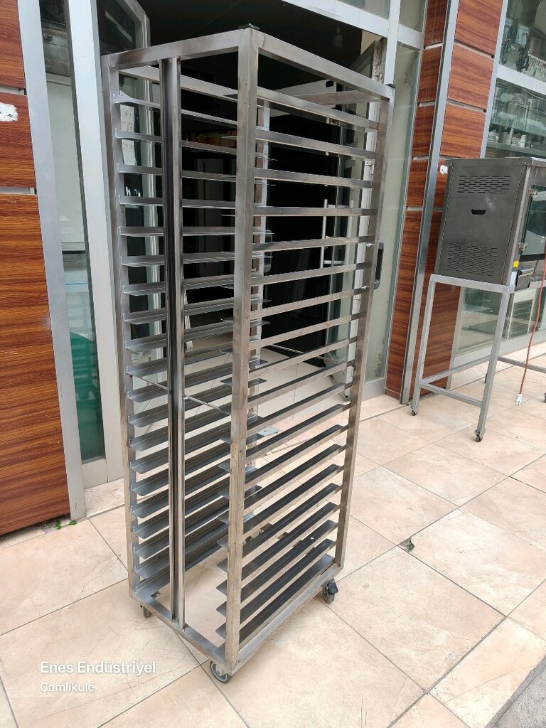 servis tepsi taşıma arabası - 6