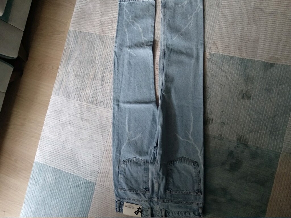 Yıldırım desenli baggy pantolon - 2