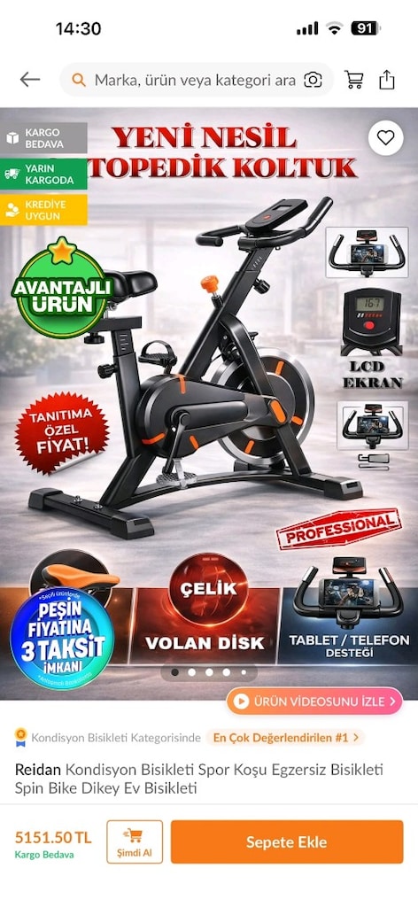 kondisyon bisikleti - 5