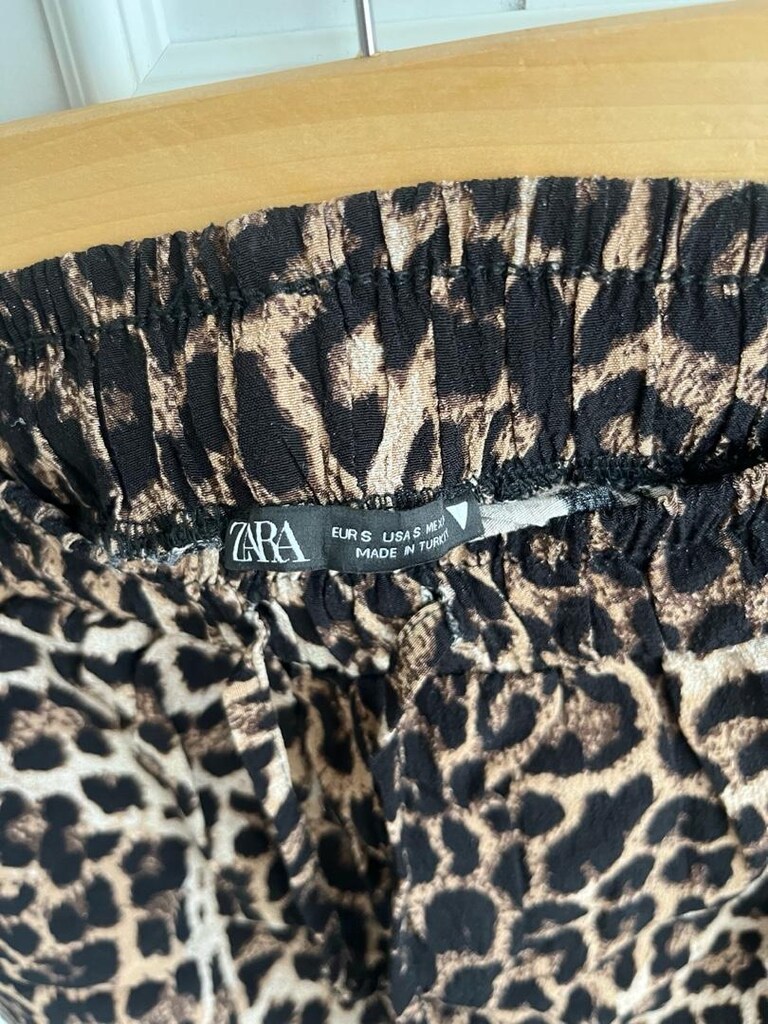 Zara Leopar Şort - 6