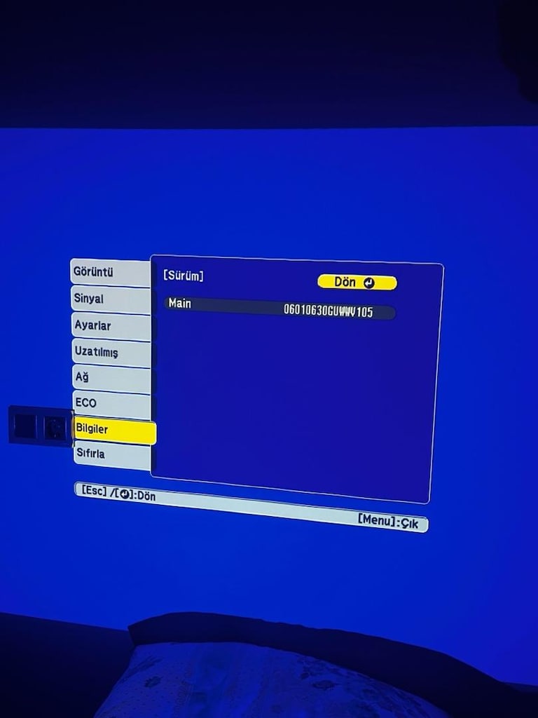 Epson EB-X51 Projektör - Az Kullanılmış, Taşıma Çantası - 8