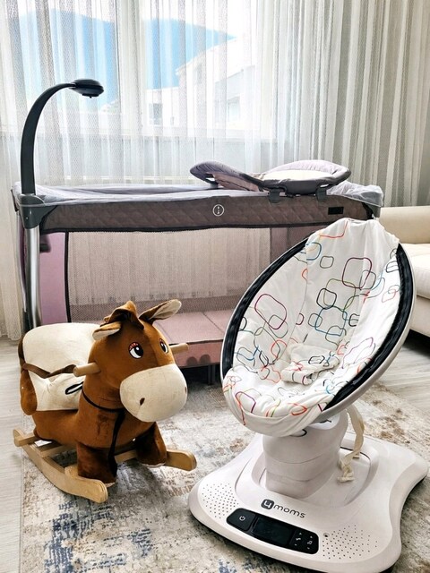 4moms MamaRoo + Prego Park Beşik + Sallanan At