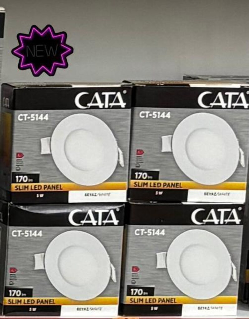 CATA CT-5144 3W SLİM LED PANEL BEYAZ RENK