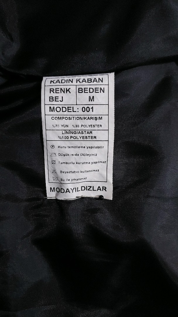 Kadın kaşe mont - 3