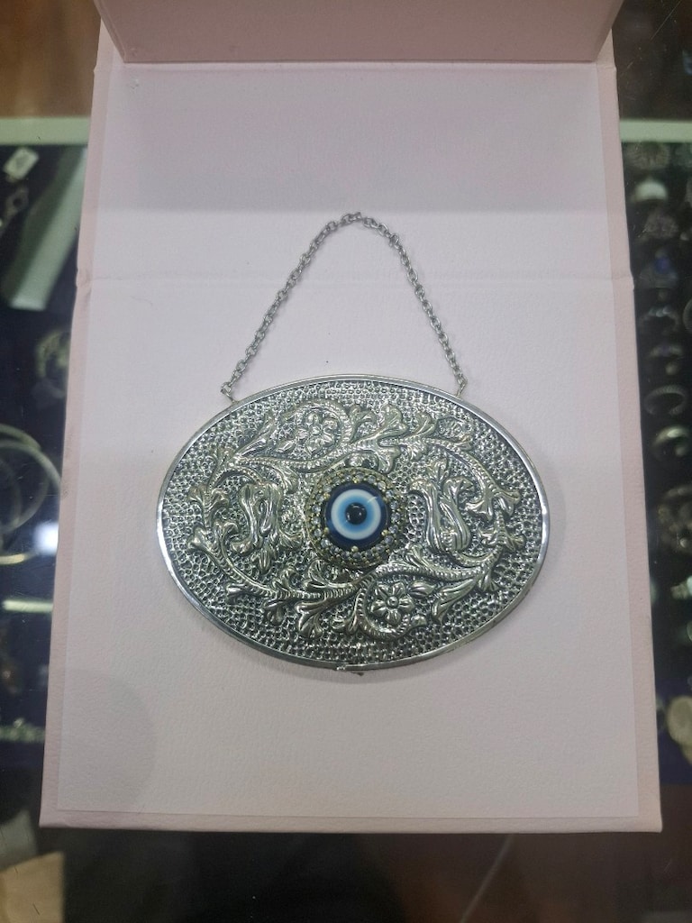 Gümüş 925 ayar Makyaj Aynası 8cm 42 gr - 2