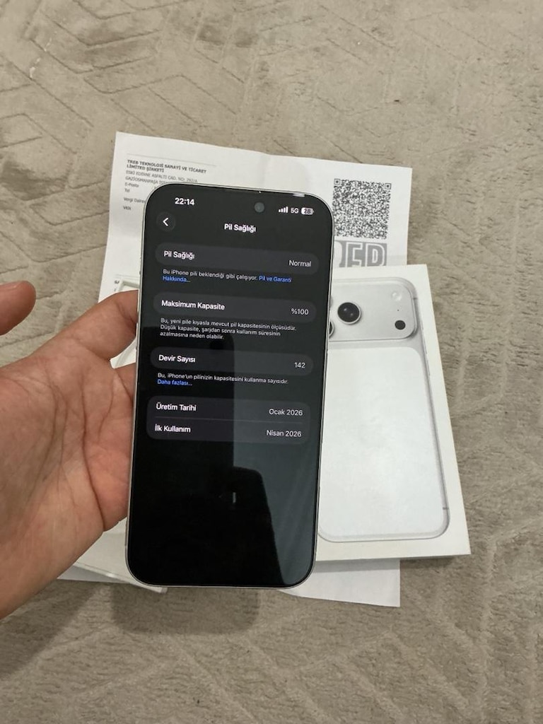 İPHONE 17 PRO MAX 256GB PİL100 2028 GARANTİLİ KUTULU FATURALI - 6