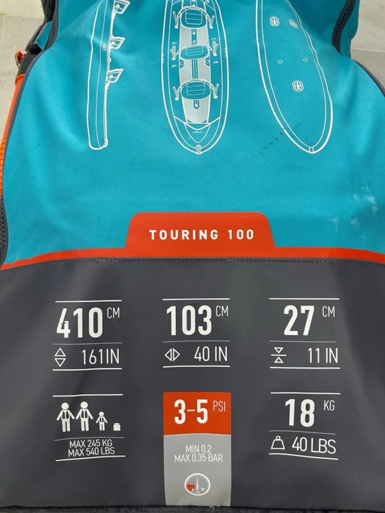 ITIWIT Touring 100 3 Kişilik Şişme Kano - 11