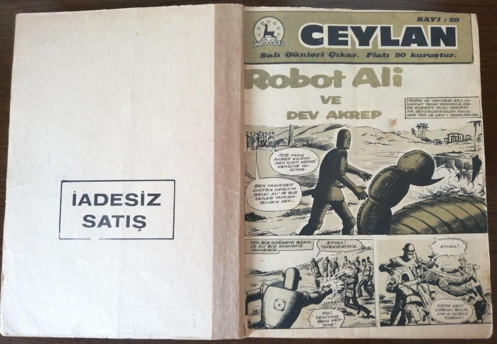 CEYLAN ÇİZGİ ROMAN DERGİSİ - 3
