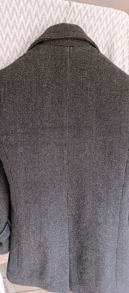 Vintage Kruvaze Kaşe Kaban Oversize Kalın Kışlık - 3