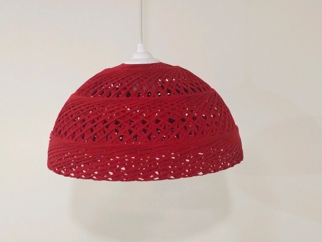 BOHEM SARKIT AVİZE 16*32 cm E27 KIRMIZI - 2