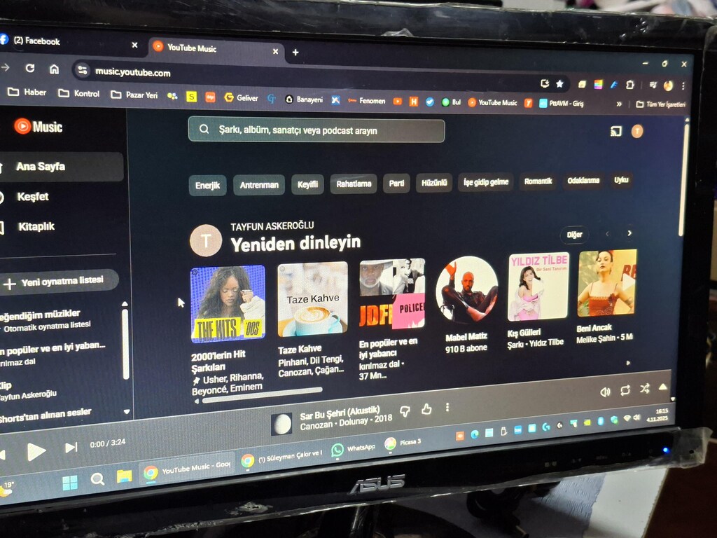 Asus VS197DE 18.5" 5 ms HD Ready 75 Hz LED Monitör - 5