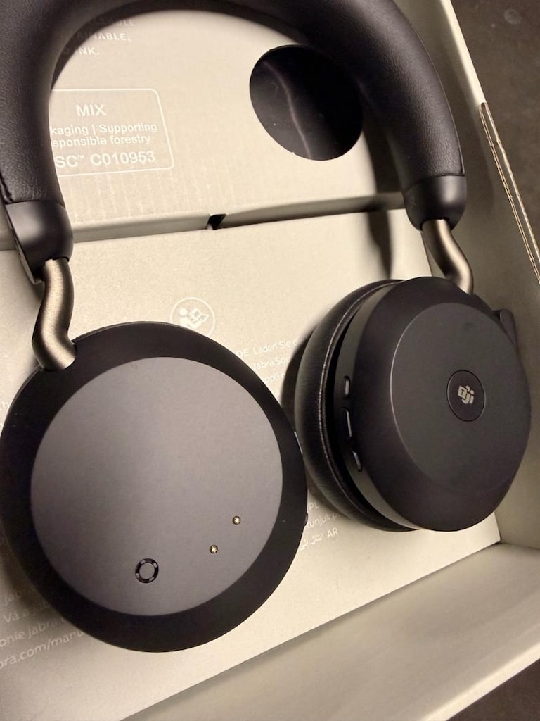 Jabra Evolve2 75 kablosuz Bluetooth/ şarj standlı - 4