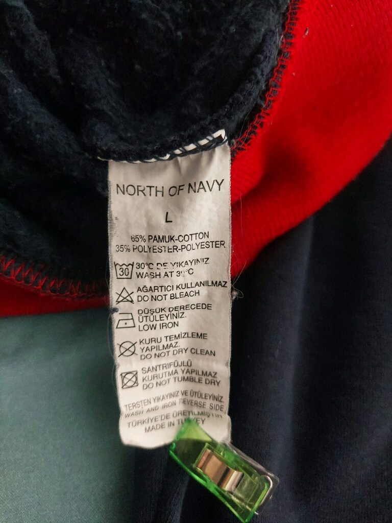 NORTH of NAVY kolej model sweat ceket - 11