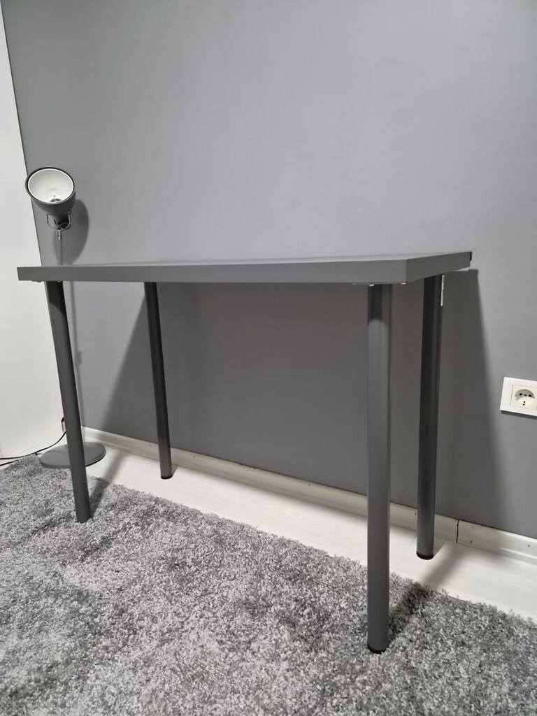 ikea gri çıkarılabilir ayaklı masa - 3