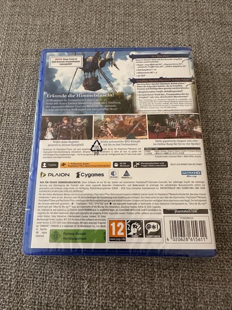 granblue fantasy relink ps5 oyun - 2