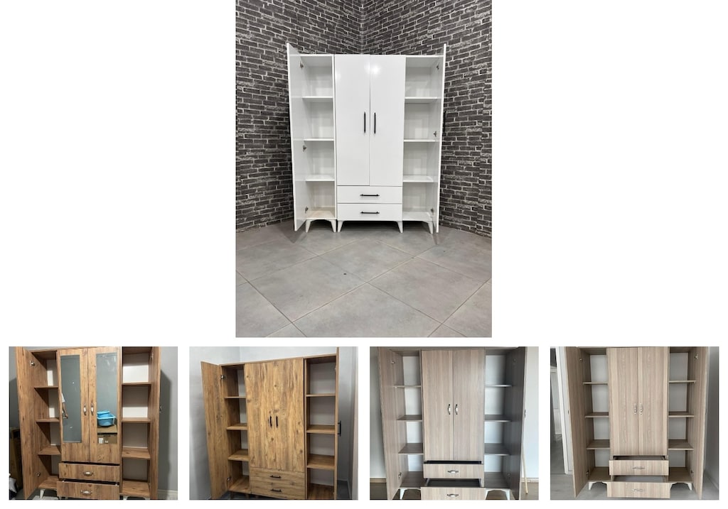 4 kapaklı elbise dolabı gijyivcnjy - 2