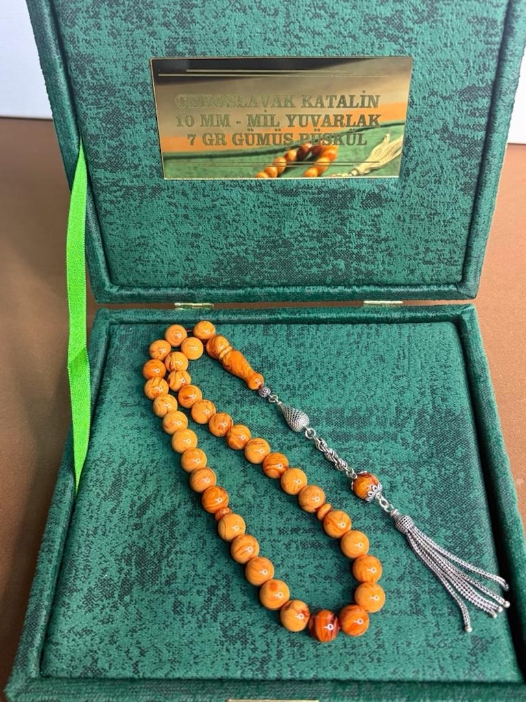 Çekoslavak Katalin 10mm/ 7gr gümüş püskül - 2