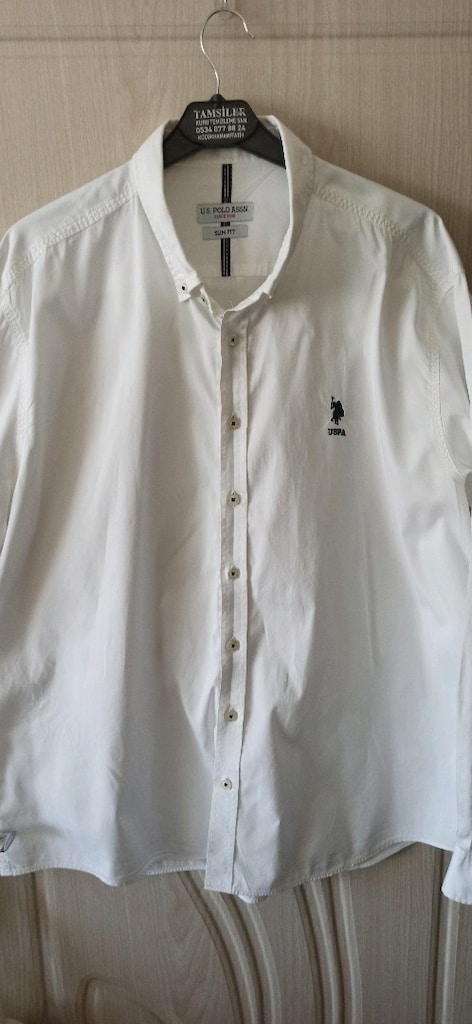 Sıfır gibi Orjinal U.s polo XXL Oxford beyaz gömlek - 6