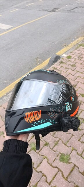 SWAY KASK + KNMASTER 2300 PRO İNTERCOM KUTULU