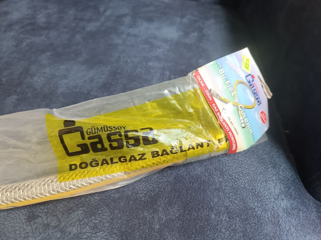 Gümüşsoy Gassa 100 cm Ocak Fırın Doğalgaz Bağlantı Hortumu - 3