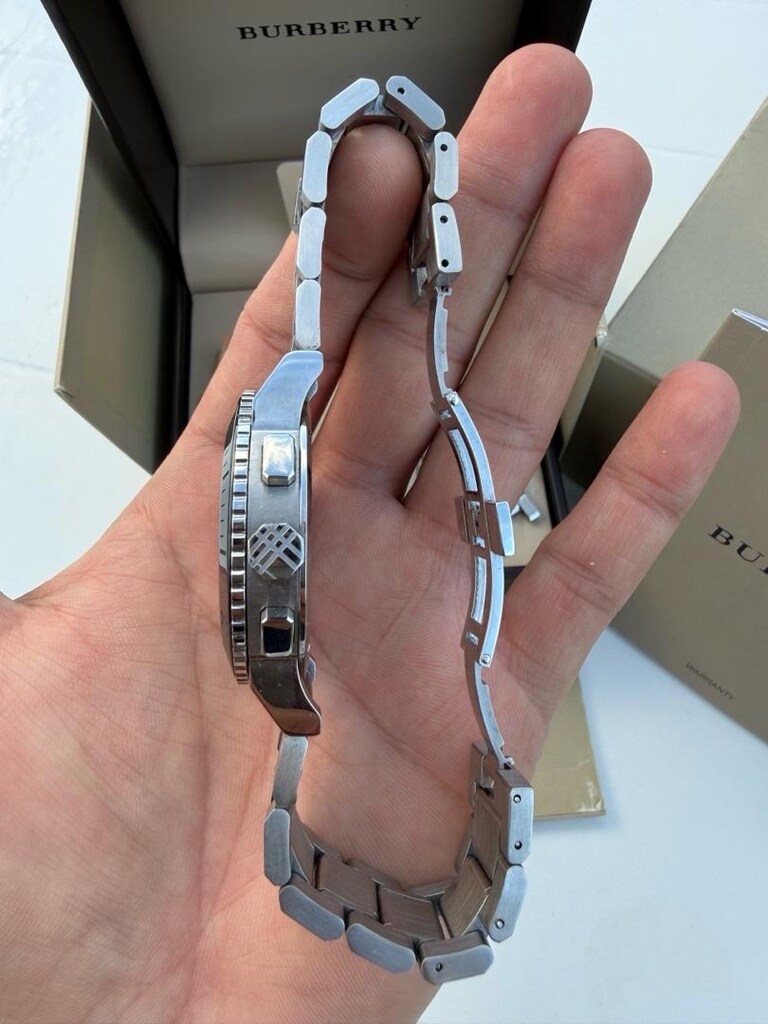 ORJİNAL BURBERRY SWİSS MADE ERKEK KOL SAATİ - 7
