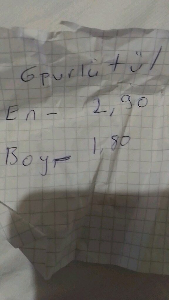 çeşitli en ve boyunda tüller az temiz kullanıldı sorunsuz tanesi - 4