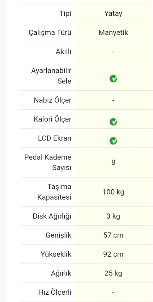 Dynamic ego manyetik yatay bisiklet - 6
