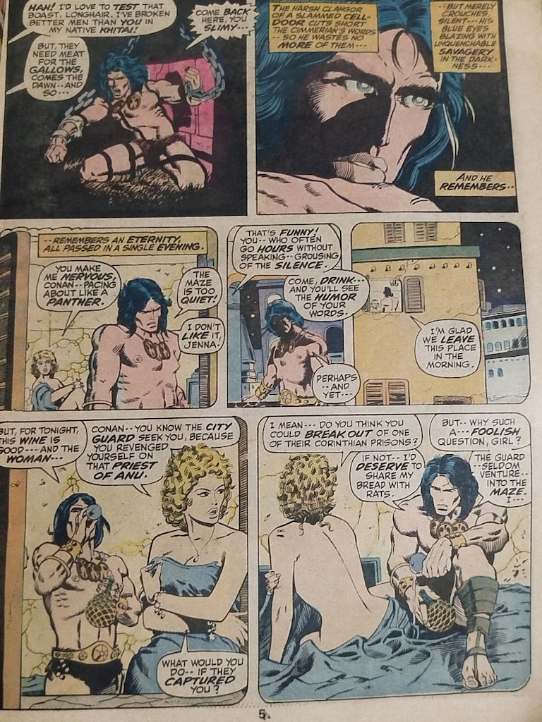CONAN THE BARBARIAN Marvel Treasury Edition #4, İNGİLİZCE - 4