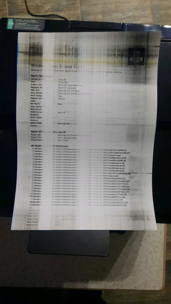 Samsung CLP-315 Tonerli Renkli Yazıcı, Tonerler Değişecek Yer Mamak - 13