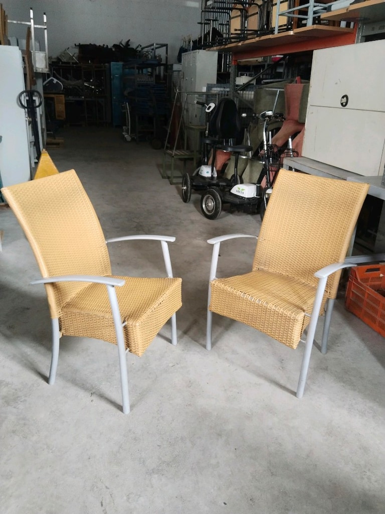 Aliminyum Rattan Bahçe Sandalyesi (Açıklamayı okuyun) - 6