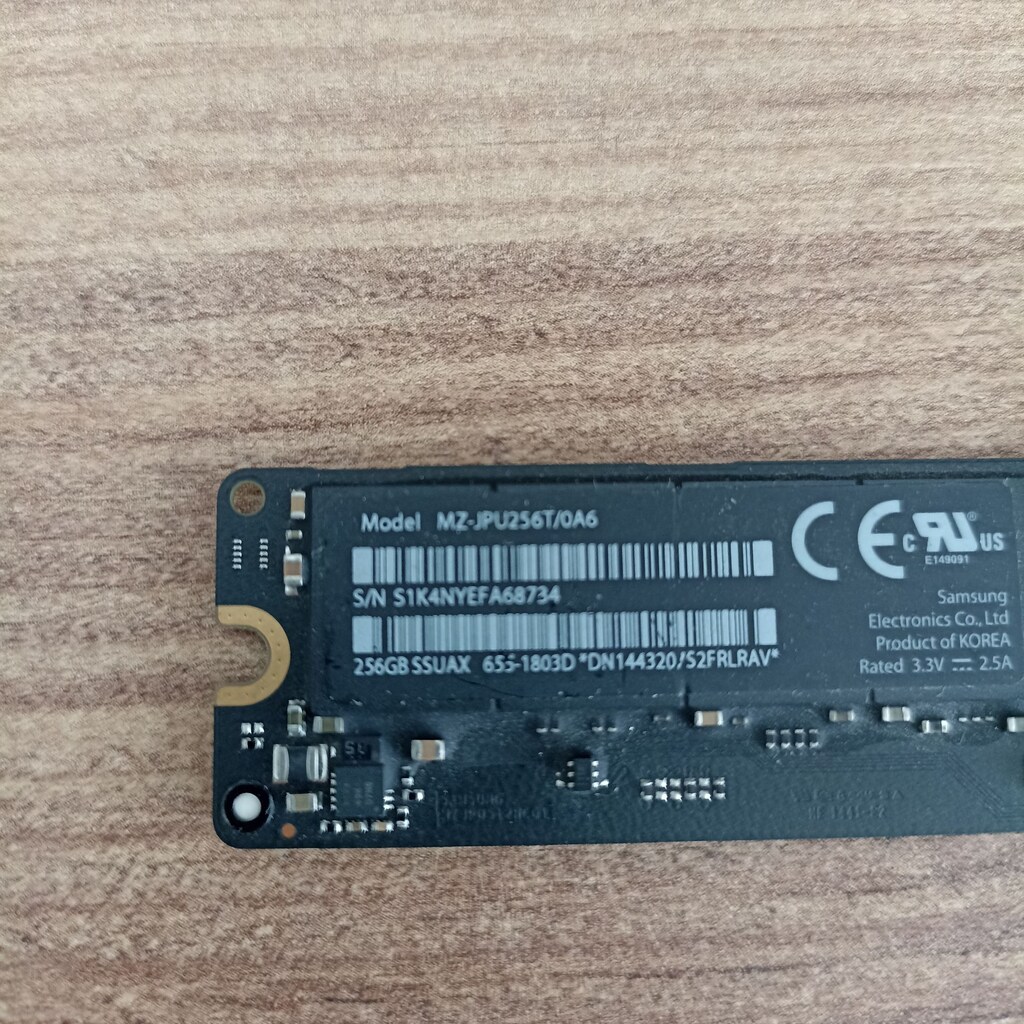 SAMSUNG MZ-JPU256T/0A6 256GB SSD DRİVE APPLE MACBOOK PRO SSD - 2