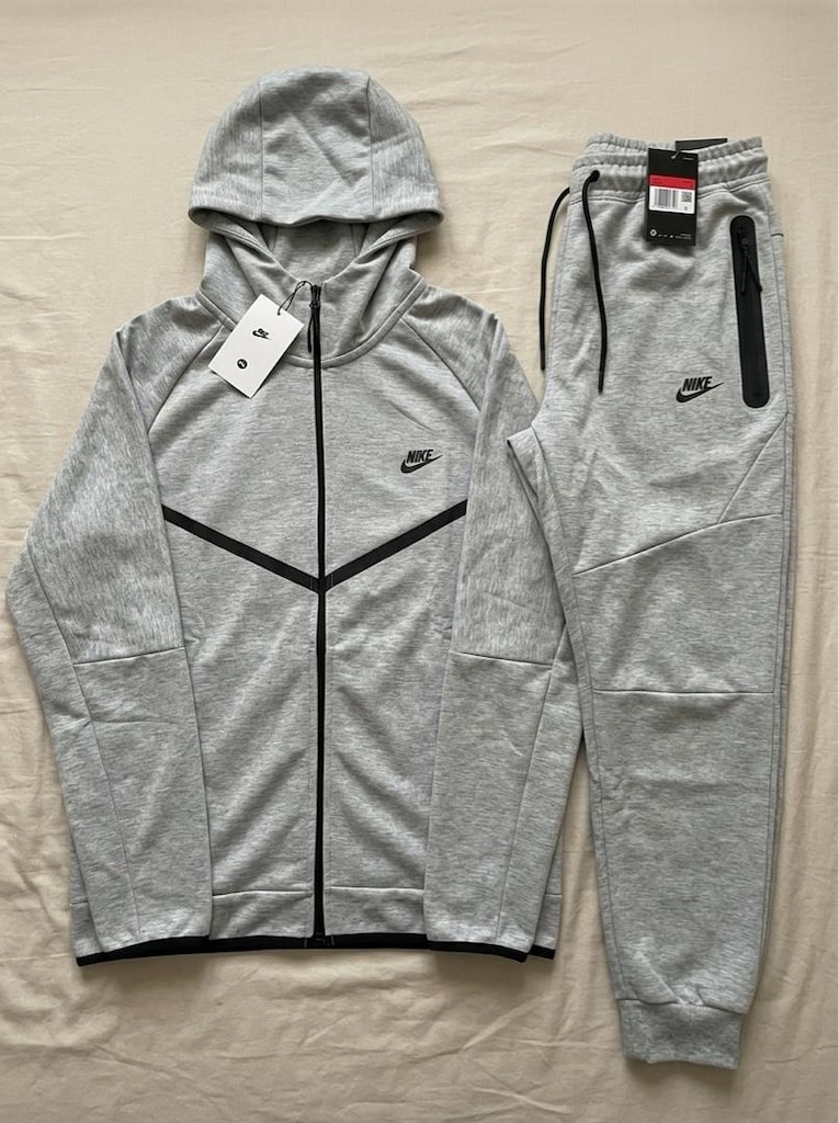 Nike Tech Fleece Erkek Eşofman Takımı - Siyah - 3
