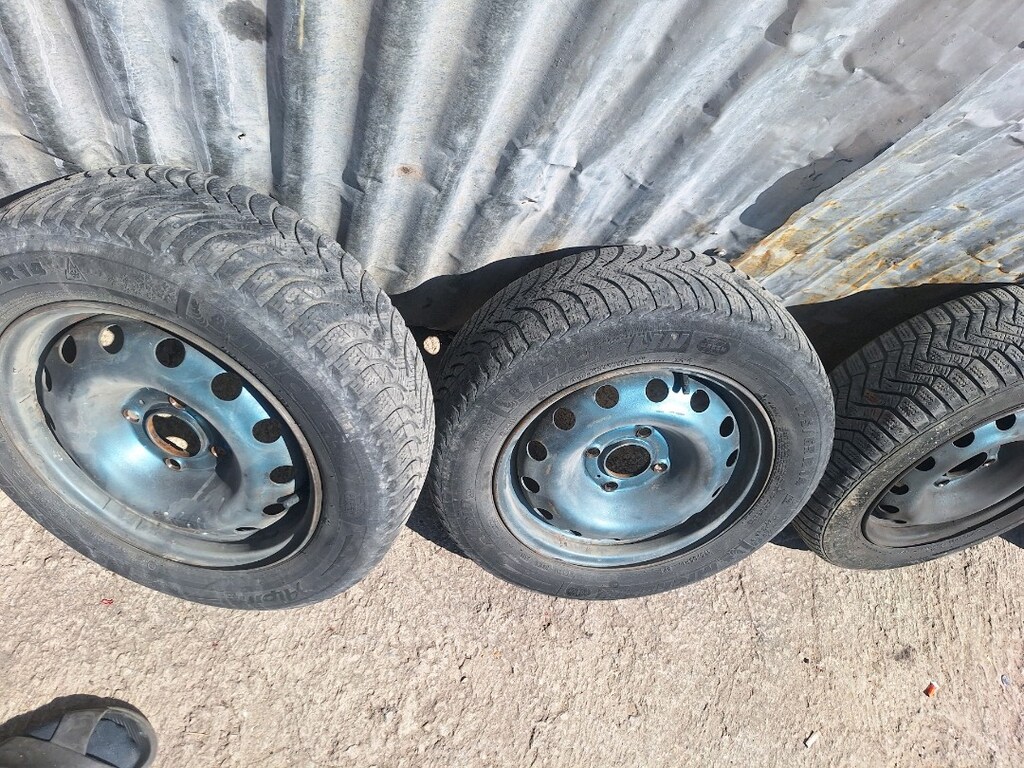 4x108 14 inc pejo cidroen uygun kara jant lastik temiz sorunsuz - 2