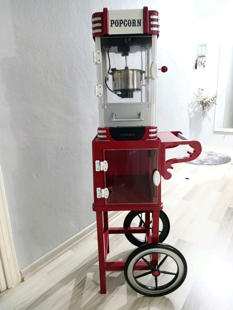 Kırmızı Popcorn Makinesi - 4