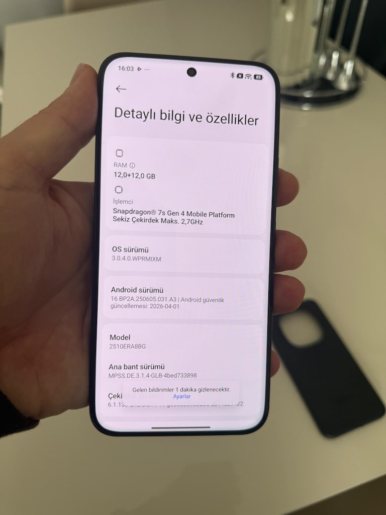 Note 15 Pro Plus 5G 12+12ram 512gb KAYITLI SIFIR - 8