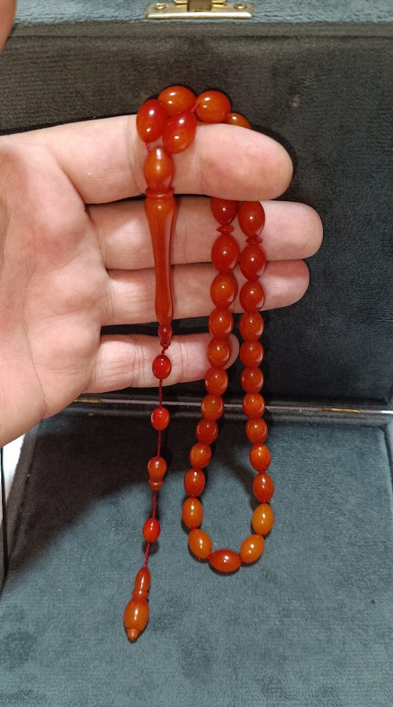 sıkma kehribar tesbih - 3