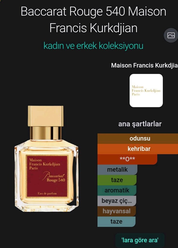 BACCARAT ROUGE delüx kalite - 2